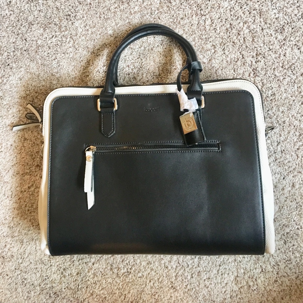 💼 ✨ Bugatti leather bag